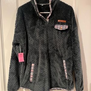 NWT Simply Southern 1/4 Snap Pullover